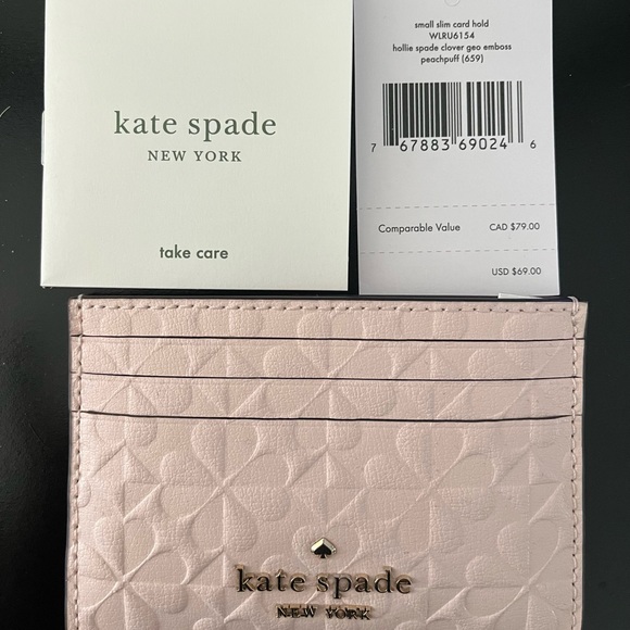 kate spade Handbags - NWT Kate Spade Pink Card Case
